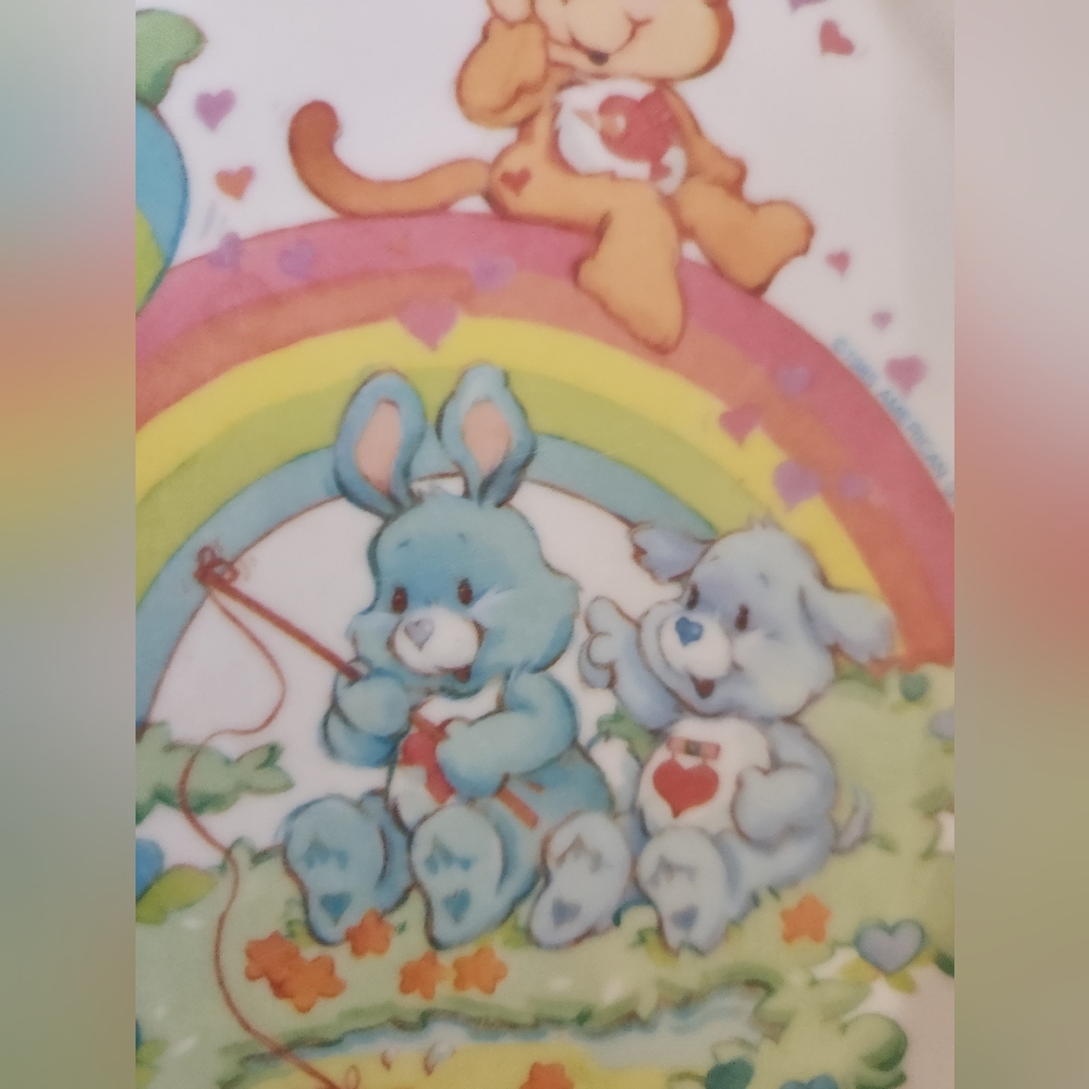 VINTAGE Care Bears Kids Plate - Picture 2 of 6